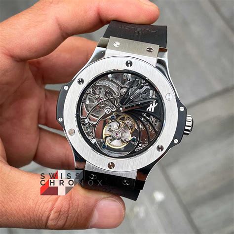 skeleton hublot|hublot skeleton tourbillon.